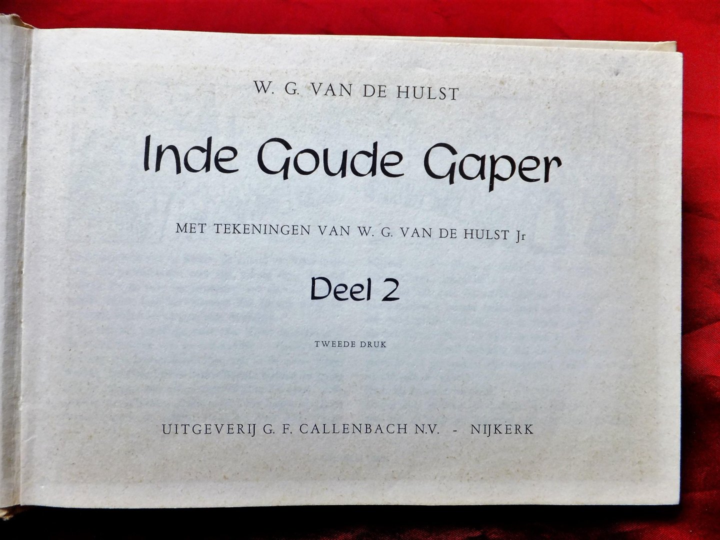 Hulst, W.G. van de - Inde Goude Gaper 2