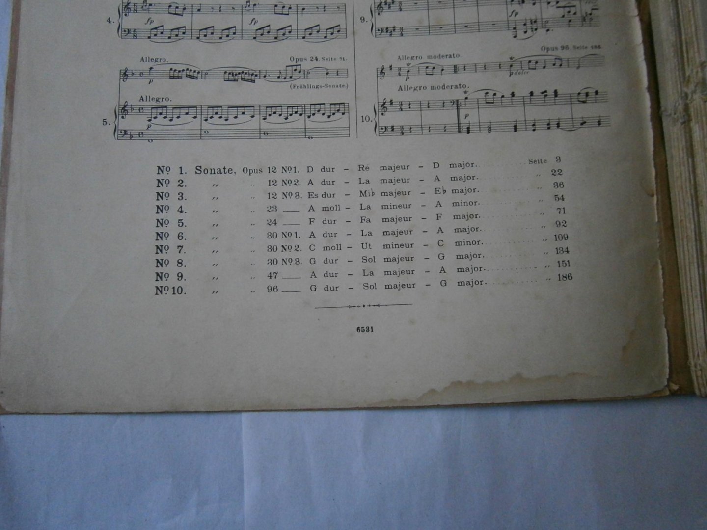Beethoven, L. von - Sonates voor piano en viool Sonaten fur pianoforte und violine
