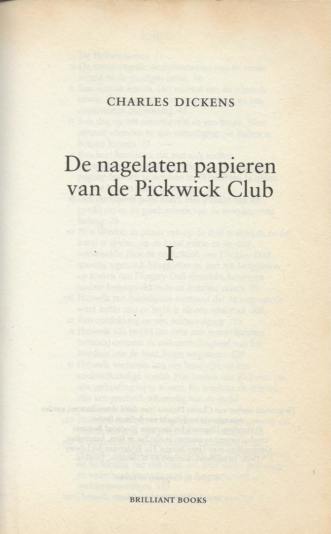 Dickens, Charles  Vertaling Godfried Bomans Omslagillustraties Getty Images  The Bridgeman Art Libraey - De  Nagelaten papieren der Pickwick Club deel 1