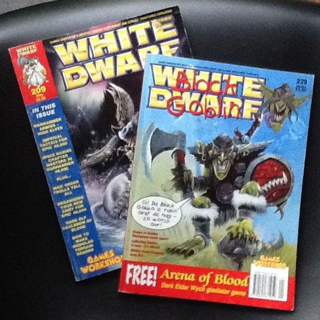 redactie - Games Workshop. - White Dwarf 209 May en 229 january