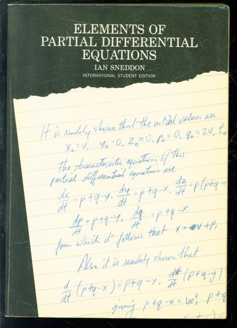 Ian N Sneddon - Elements of Partial Differential Equations