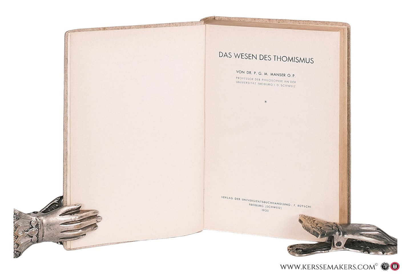 Manser, P. G. M. - Das Wesen des Thomismus. Zweiten Auflage.