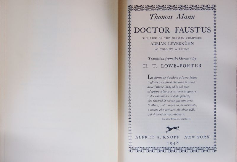 Mann, Thomas - Doctor Faustus