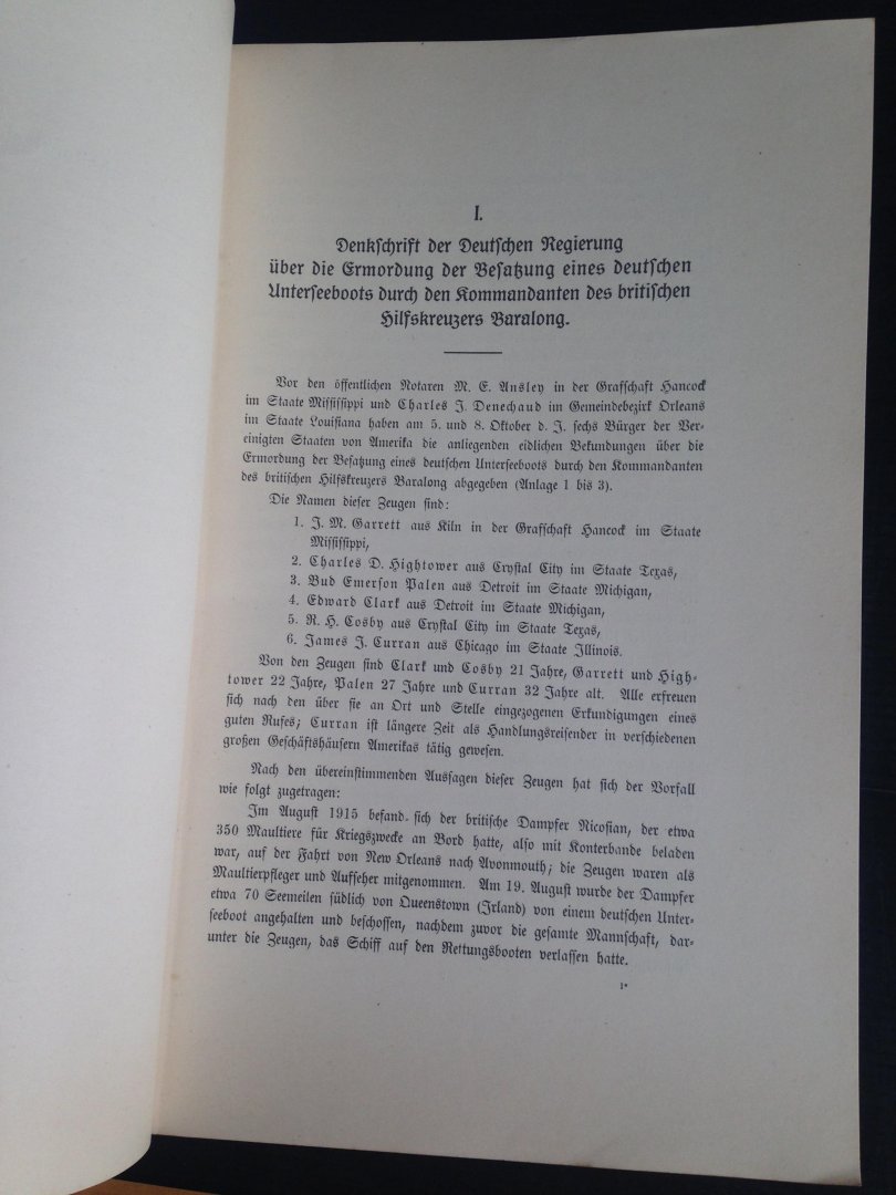  - Der Baralong-Fall, Over U-boot U 41