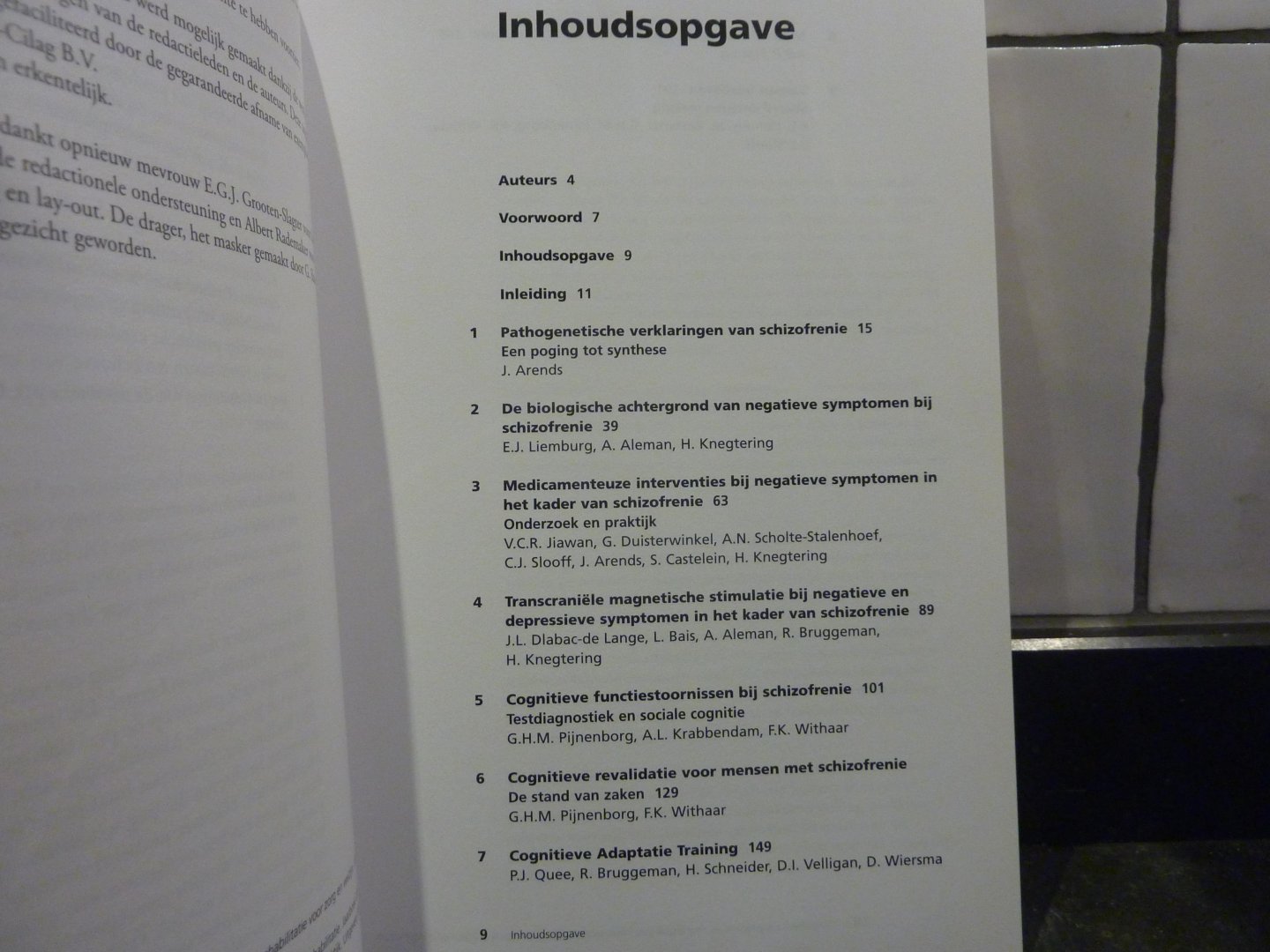 Pijnenborg, G.H.M., F.K. Withaar, C.J. Sloof, H. Knegtering, M. van der Gaag - Negatieve symptomen en cognitieve functiestoornissen bij schizofrenie en verwante psychosen