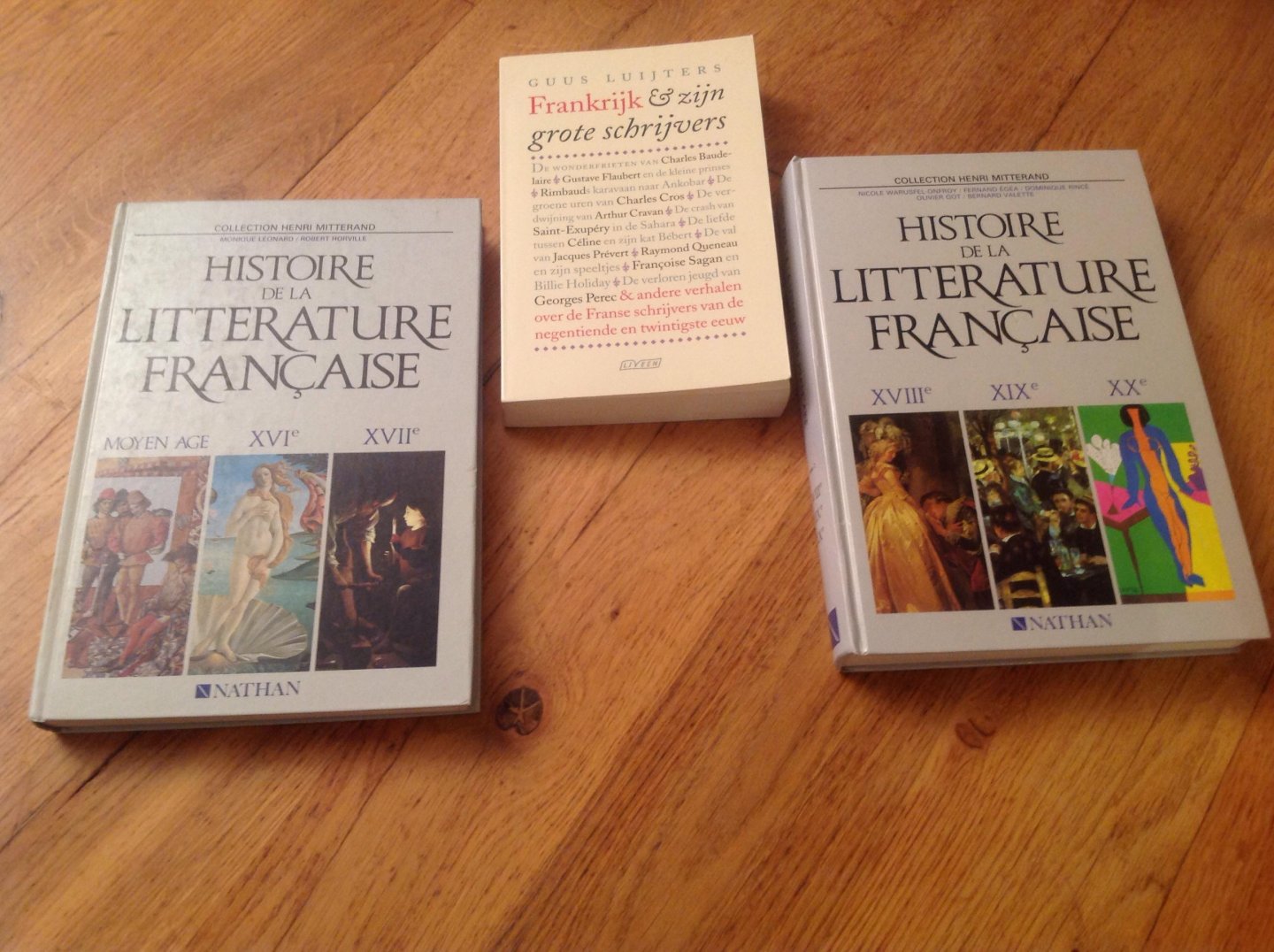 Henri Mitterand - Histoire de la Littérature Française deel een en  extra deel twee