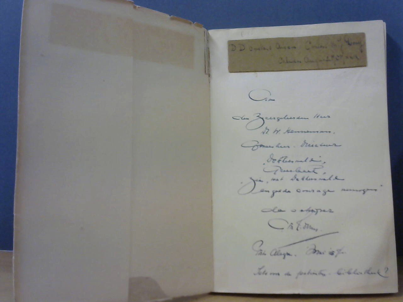 Dony Mr. C.M.J. - Brazilië een Immigratieland voor Nederlanders?