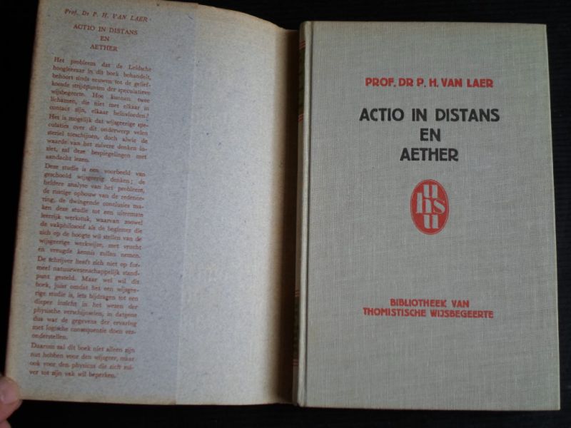 Laer, Prof Dr P.H.van - Actio in Distans en Aether, Bibliotheek van Thomostische Wijsbegeerte