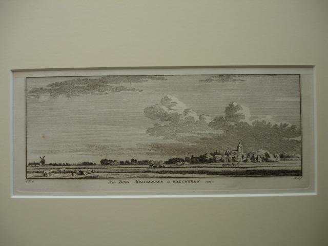 Meliskerke.. - Het Dorp Meliskerke in Walcheren, 1745.