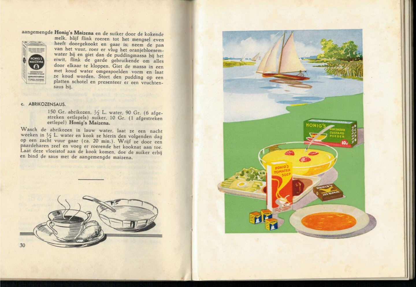 Sonsbeek, G.A. van./Knipscheer, G.D. - Honig's Kookboek BONUS folder met nieuwe recepten