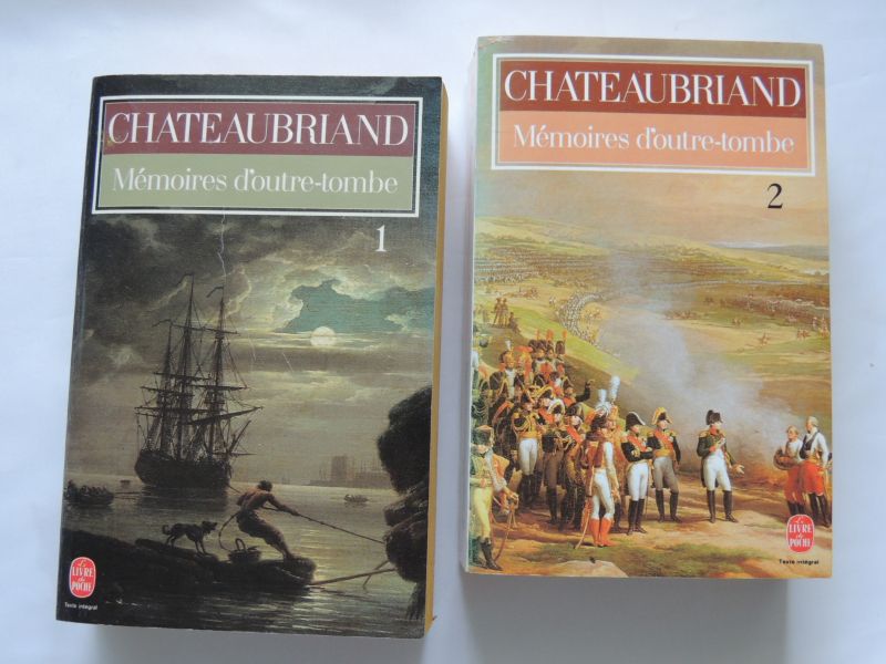 CHATEAUBRIAND - Mémoires d'outre-tombe, Chateaubriand, Memoires d' Outre-Tombe deel I et II. - No.1327 , 1353 - preface, notes et commentaire de Pierre Clarac