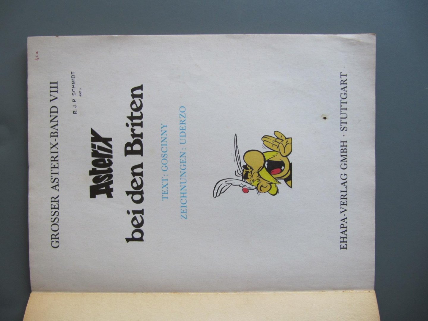 Goscinny (Zeichnungen: Uderzo) - Asterix bei den Briten - Grosser Asterix-Band VIII