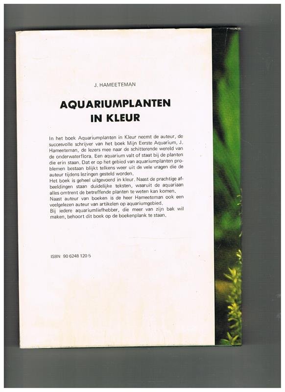 Hameeteman - planten in het aquarium
