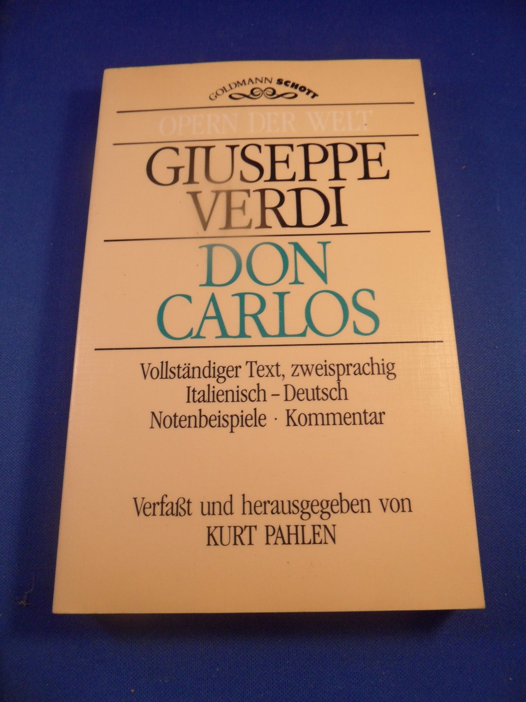 Verdi, G. - Don Carlos