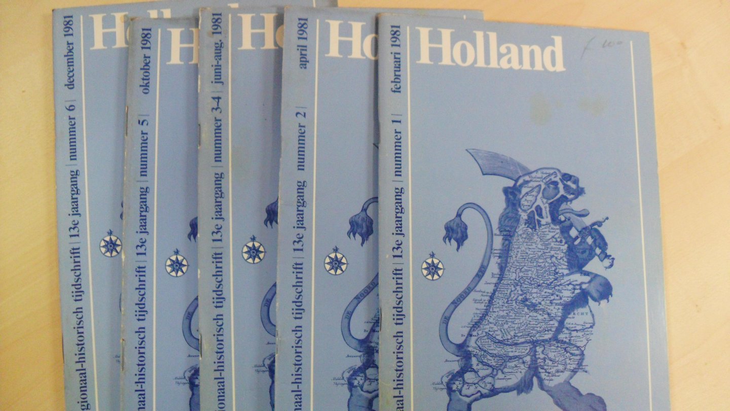 Redactie - Holland Regionaal-Historisch tijdschrift jaargang 1981