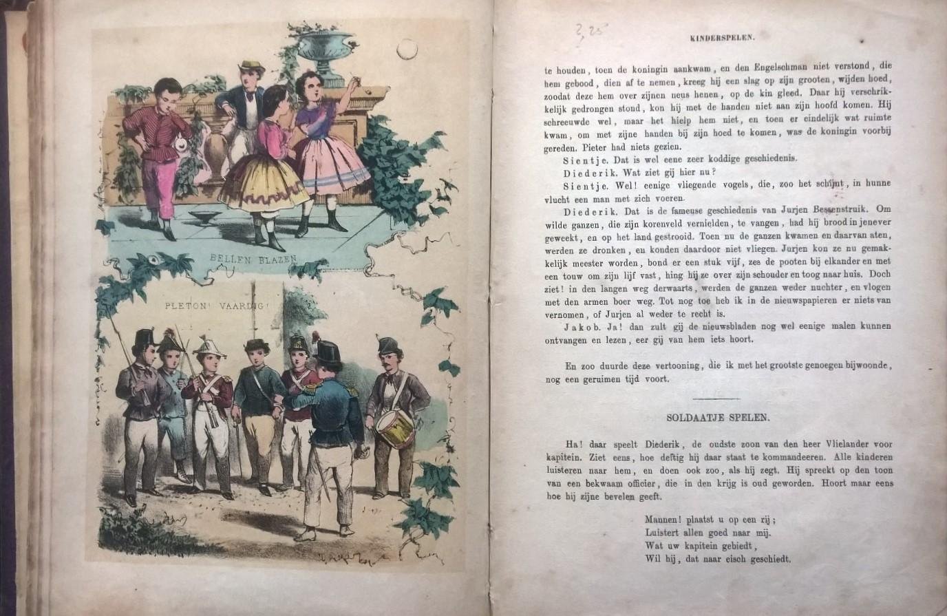 Sandwijk, G. van; M.H. Kluitman (bewerking) - Deugd en vreugd geschetst in een leer-, lees- en prentenboek voor de jeugd