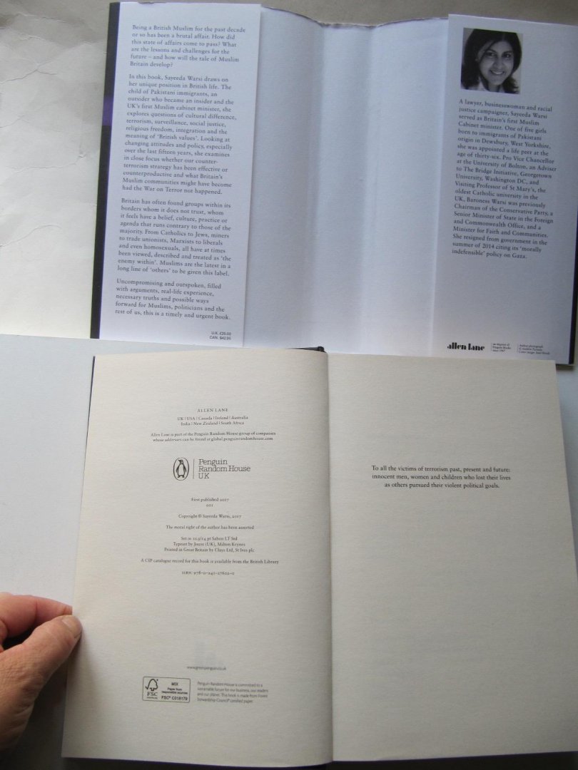 Warsi, Sayeeda - The Enemy Within - A Tale of Muslim Britain