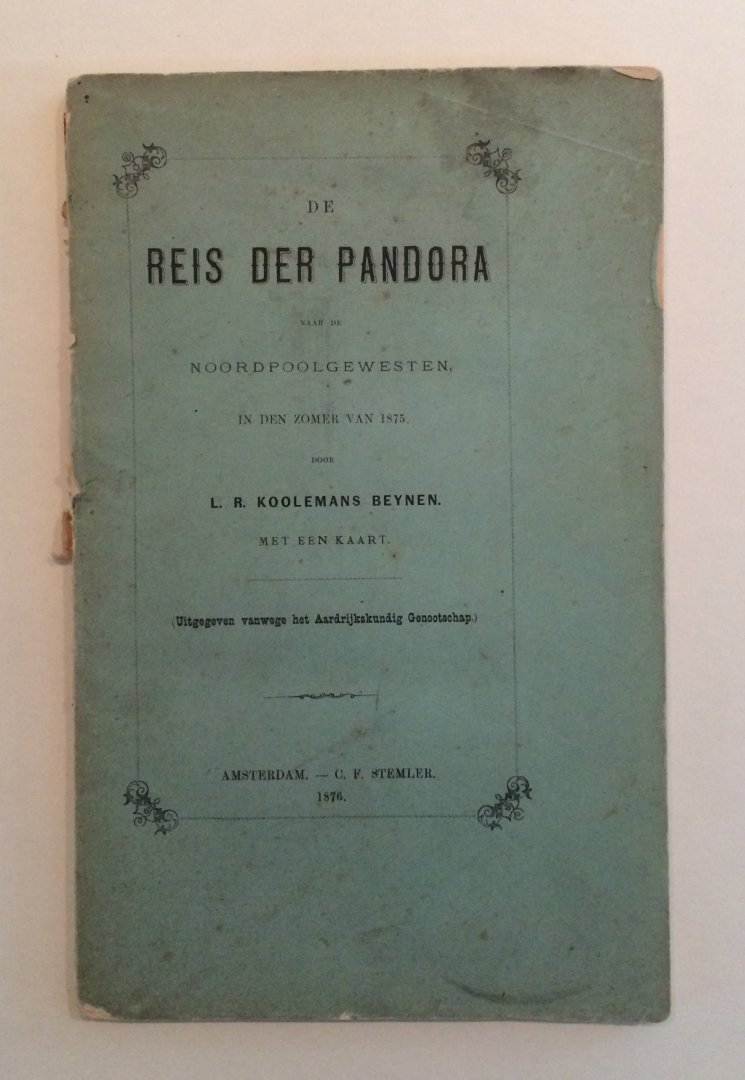 Koolemans Beynen, L.R. - De Reis der Pandora naar de Noordpoolgewesten, in den Zomer van 1875