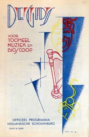 Székely-Lulofs, M.H.: - [Programma] "Rubber". Een spel uit Deli, in zes tafereelen. Regie en ensceneering Louis Saalborn (De Gids voor Tooneel, muziek en bioscoop. 28e jaarg. Zaterdag 2 juni 1934, no. 40)