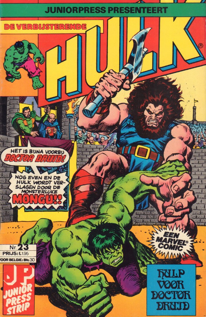 Junior Press - De Verbijsterende Hulk 023, Doctor Druid, geniete softcover, zeer goede staat