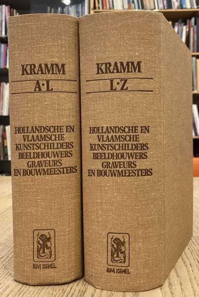 IMMERZEEL, J. & CHRISTIAAN KRAMM. - De levens en werken der Hollandsche en Vlaamsche kunstschilders, beeldhouwers, graveurs en bouwmeesters. [Twee delen; Reprint van de editie Amsterdam 1854 - 1864].