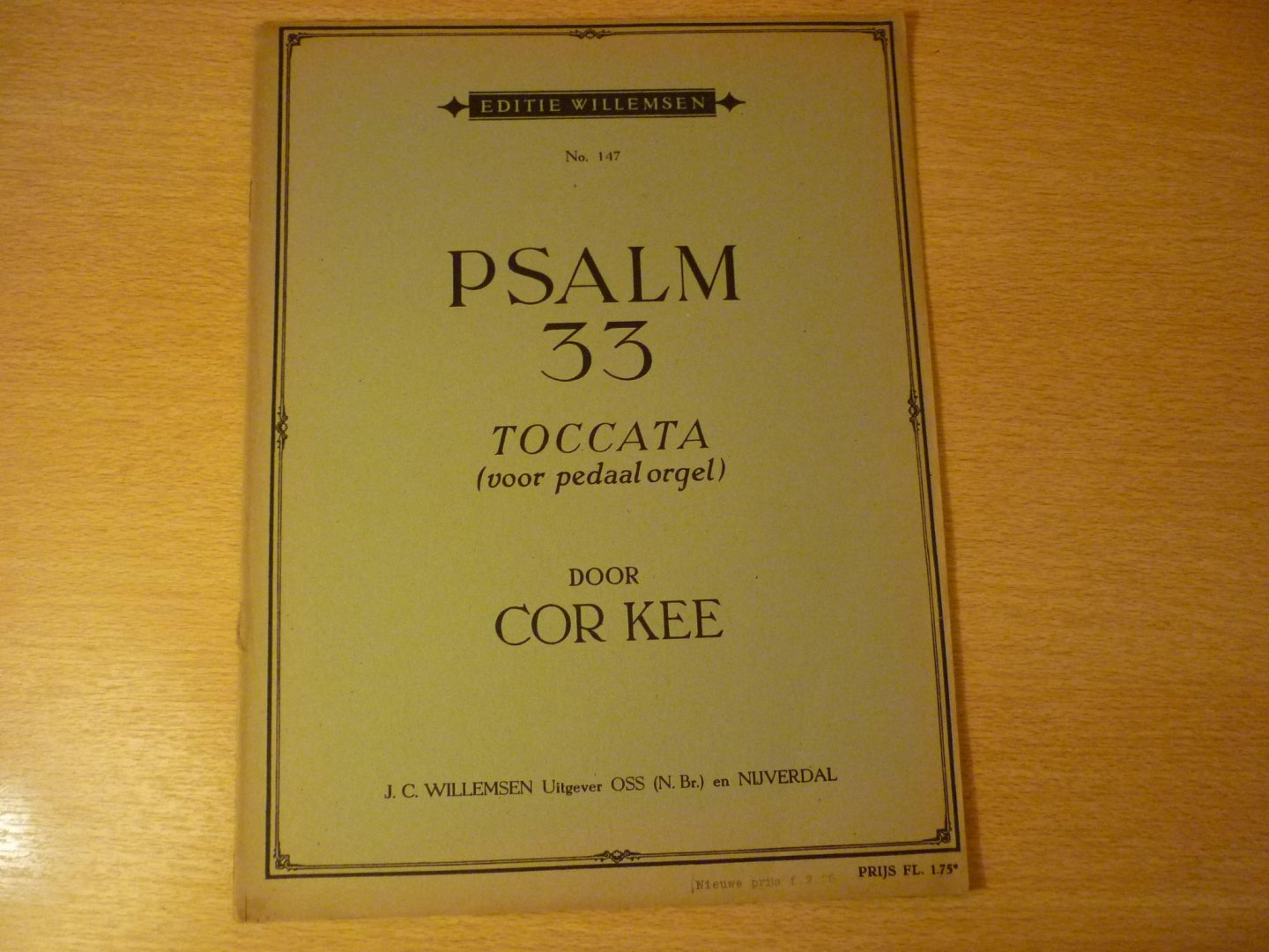 Kee; Cor - Psalm 33; Toccata