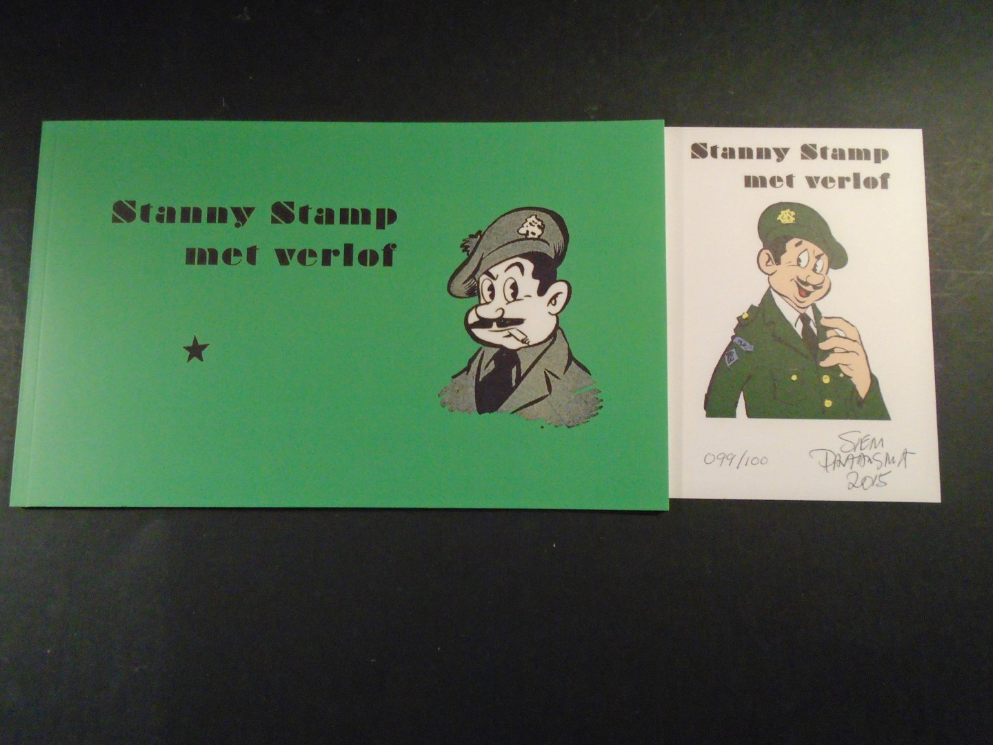 Praamsma, Siem - Stanny Stamp met verlof   ( herdruk ) Gesigneerd, oplage : 100, met kaart. Eerste oplage 1946.
