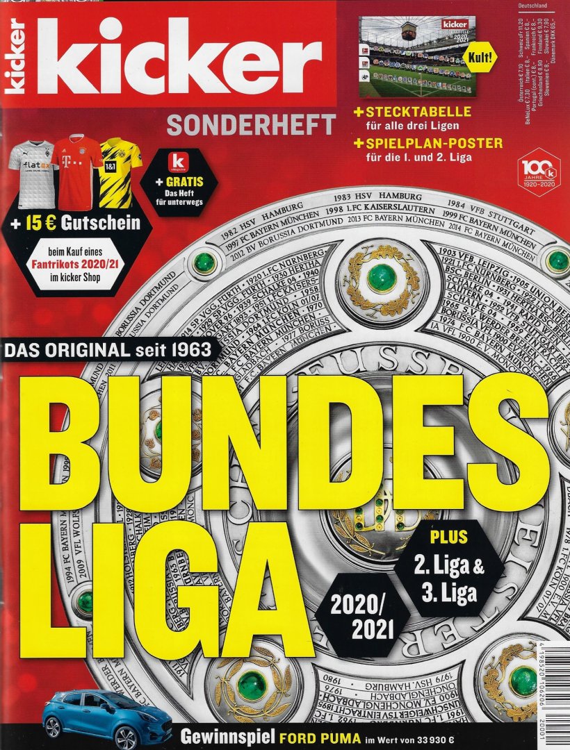 Mehrere - Kicker Sonderheft Bundesliga 2020/2021