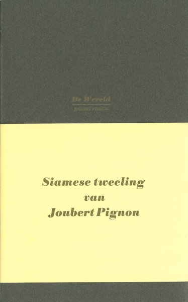 Pignon, Joubert. - Siamese tweeling.