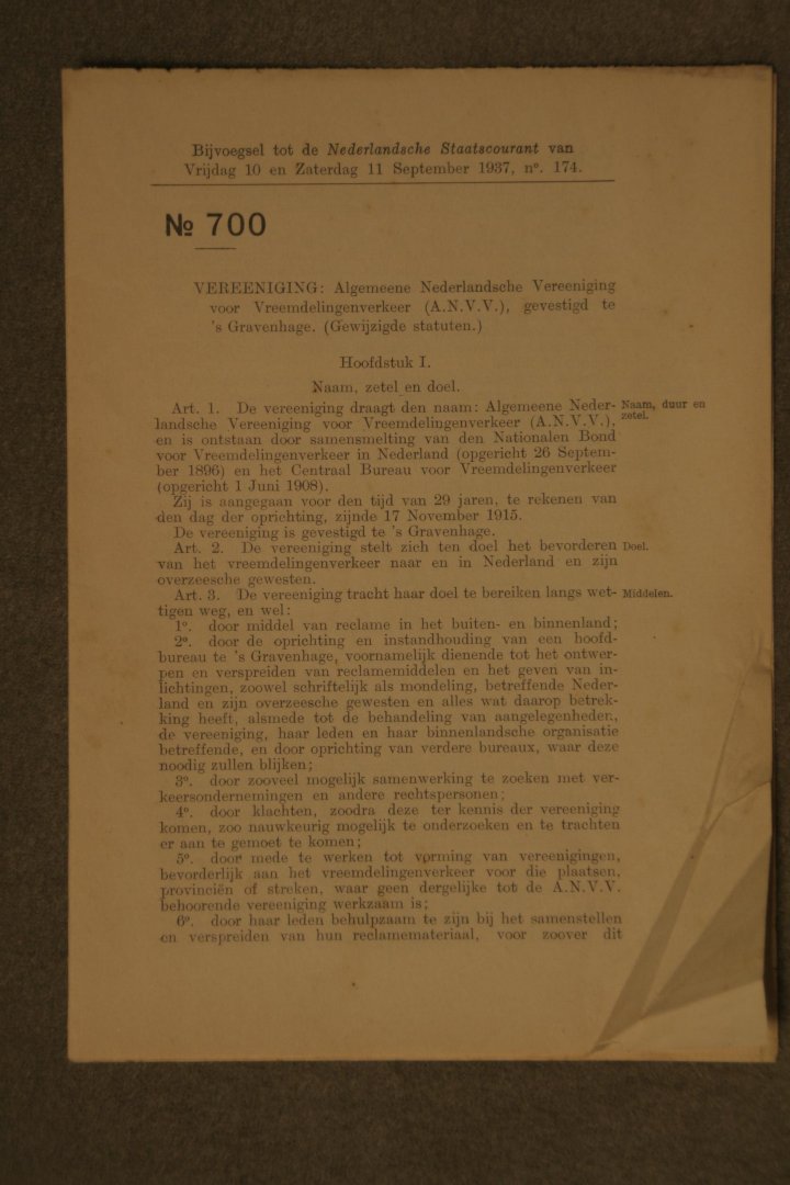 - - Verslagen en Mededeelingen van de Directie van Handel en Nijverheid van het departement van Handel. Nijverheid en Scheepvaart. 1936