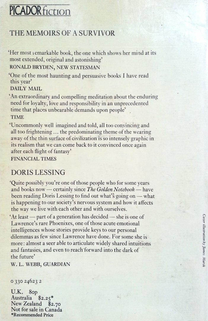 Lessing, Doris - The Memoirs of a Survivor (ENGELSTALIG)