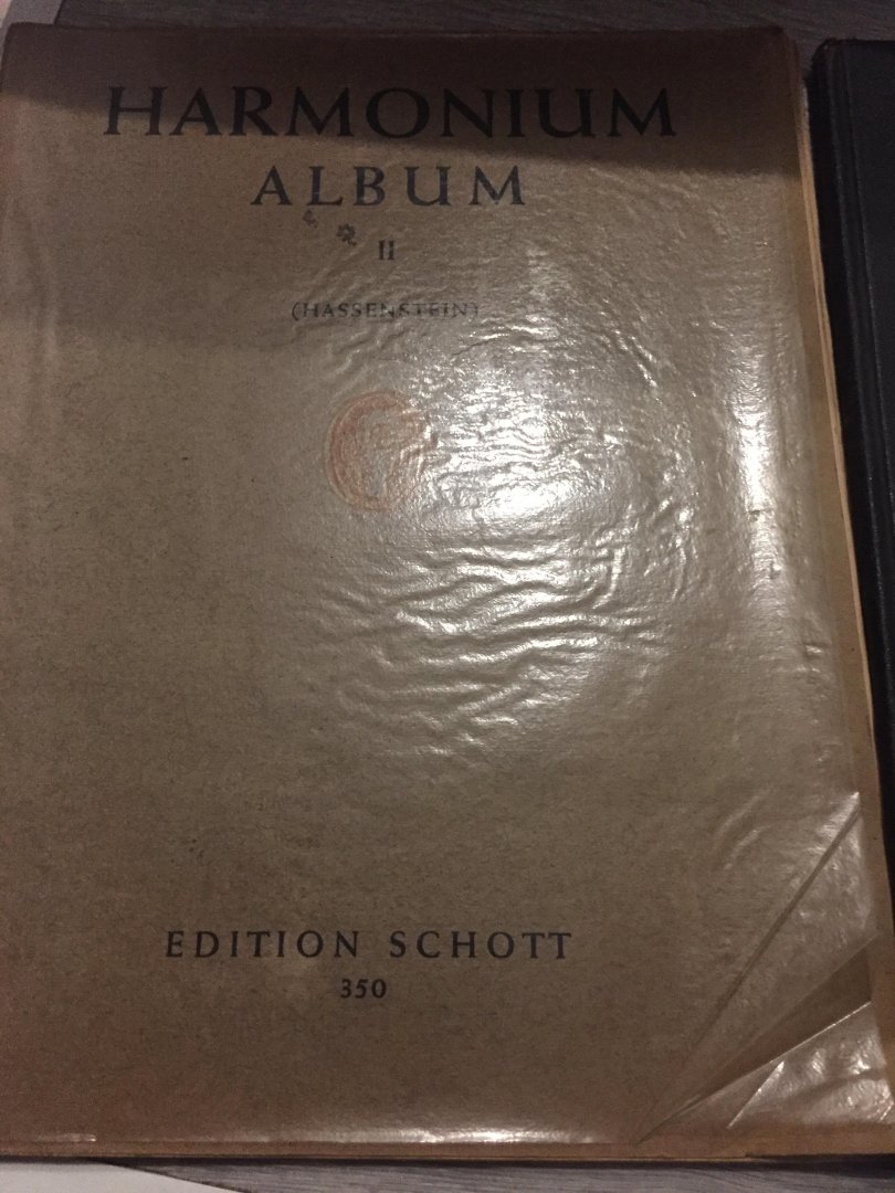 Hassenstein - Harmonium , morceaux pour harmonium