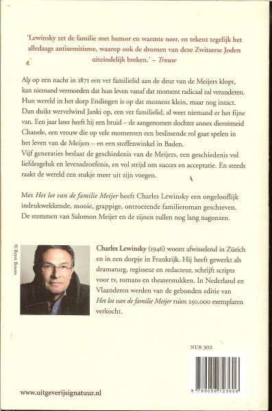 Lewinsky, Charles ..  Vertaald door Elly Schippers - Het lot van de familie Meijer