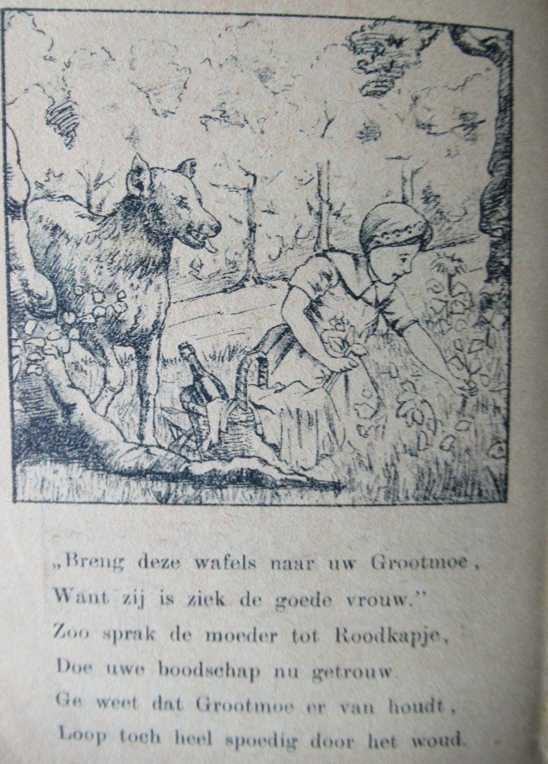  - Voor lieve kinder. Roodkapje