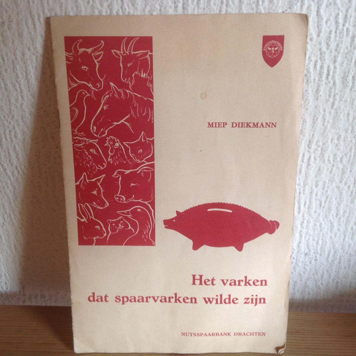 Miep Diekmann - Plaatjesalbum ,Nutsspaarbank Drachten ,varken ,