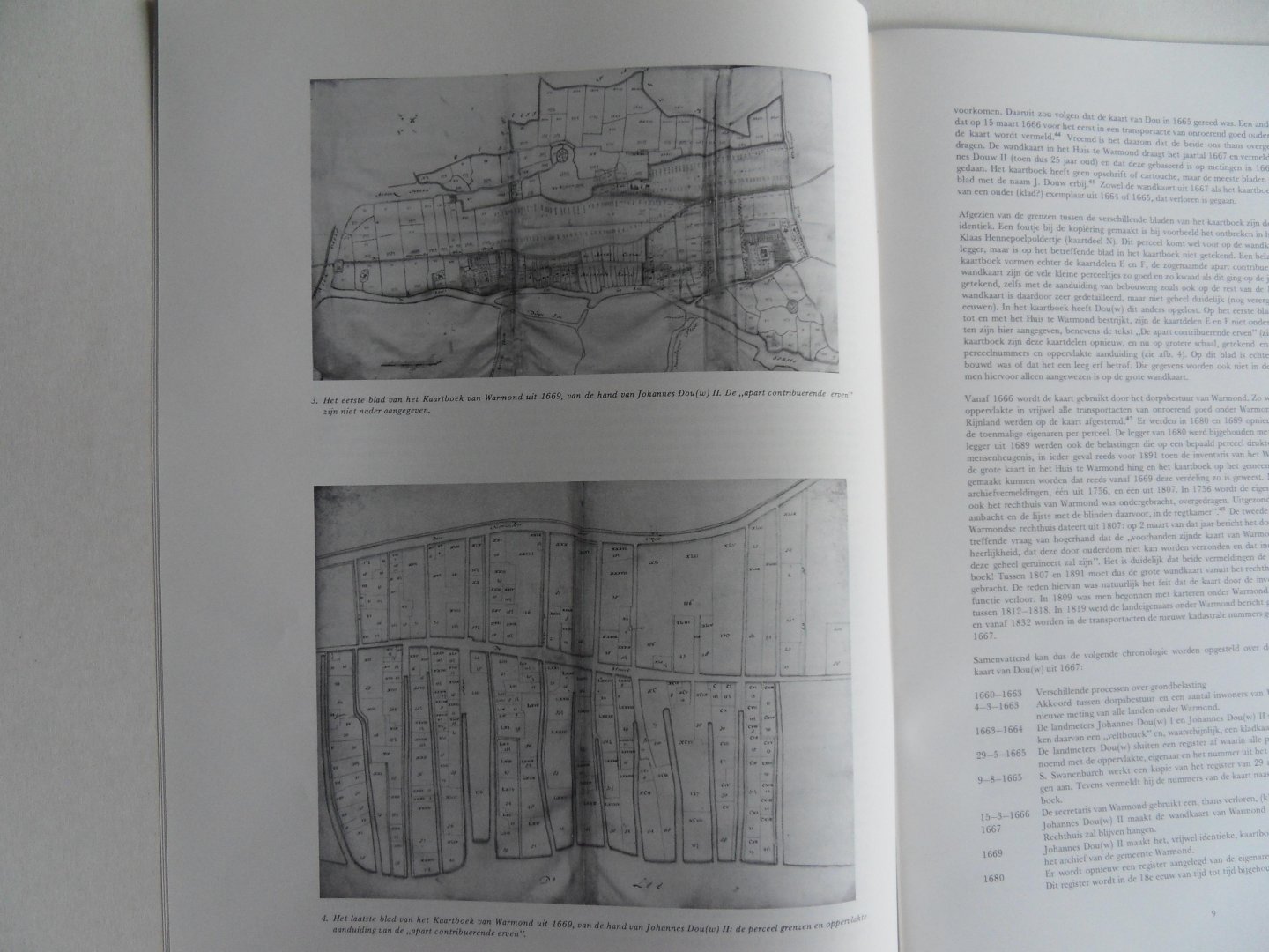 Steur, A.G. van der [ uitgegeven en voorzien van een inleiding door ]. - Chaerte van de Vrye Heerlickheydt Warmondt - een pre-kadastrale kaart uit 1667 vervaardigd door Johan Dou(w). [ Beperkte oplage ].