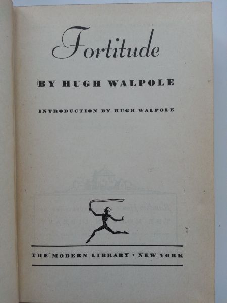 Walpole, Hugh - Fortitude (ENGELSTALIG)