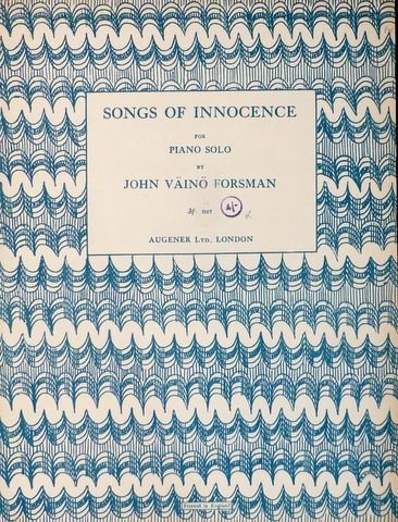 Forsman, John Väinö: - Songs of innocence for piano solo