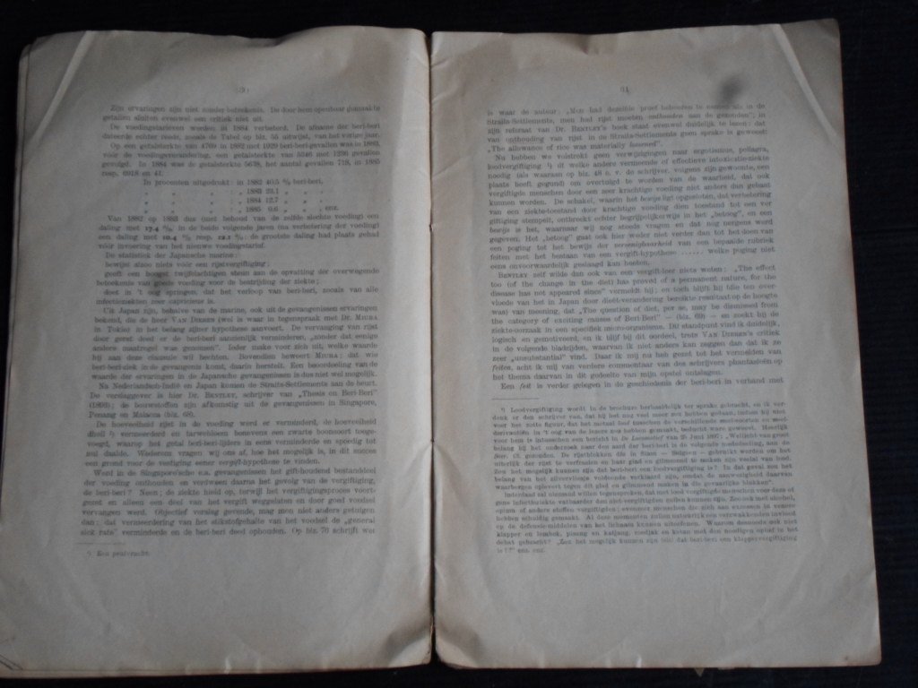Oorkom, W.J.van - De Beri-Beri Quaestie, Vergiftiging of Infectie?