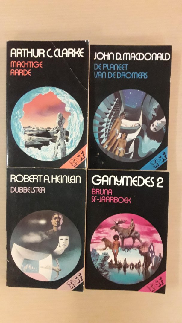 Clarke / Macdonald / Heinlein / Meerdere - Machtige aarde / De planeet van de dromers / Dubbelster / Ganymedes 2