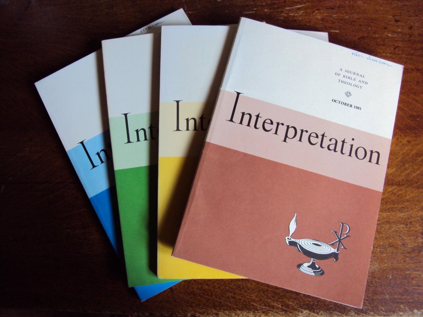  - Interpretation. A Journal of Bible and Theology, Vol. XXXV nos. 1-4