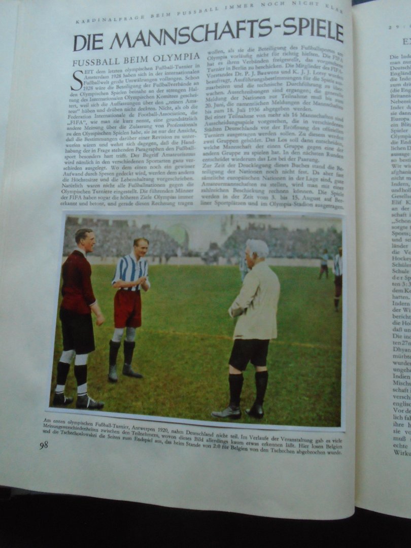 N.v.t. - Die Olympischen Spiele 1936 in Berlin und Garmisch Partenkirchen. 2 delen