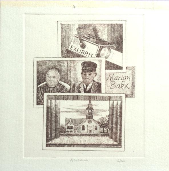 Blokhuis, Henk - Exlibris voor Marian Bakx