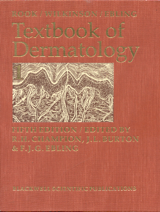 Rook / Wilkinson / Ebling - Textbook of Dermatology (Fifth Edition edited by R.H. Champion, J.L. Burton & F.J.G. Ebling). Vier delen
