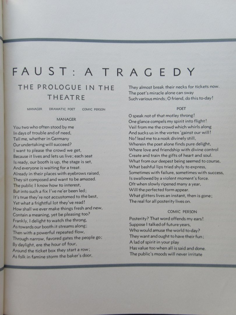 Goethe, von Johann Wolfgang - Faust