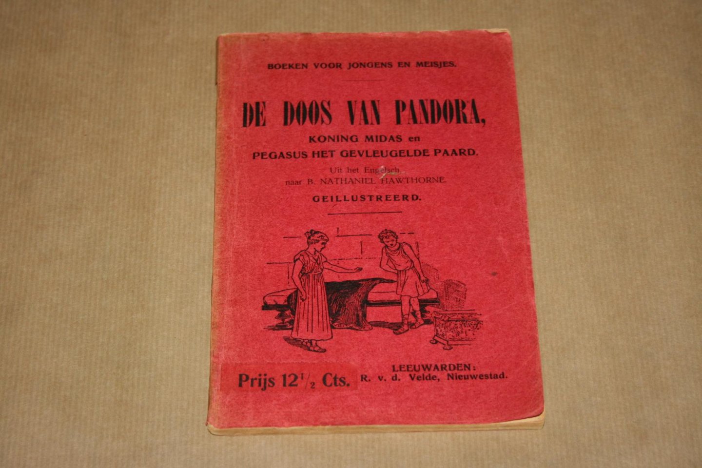 B. Nathaniel Hawthorne - De doos van Pandora  --  Koning Midas en Pegasus het gevleugelde paard