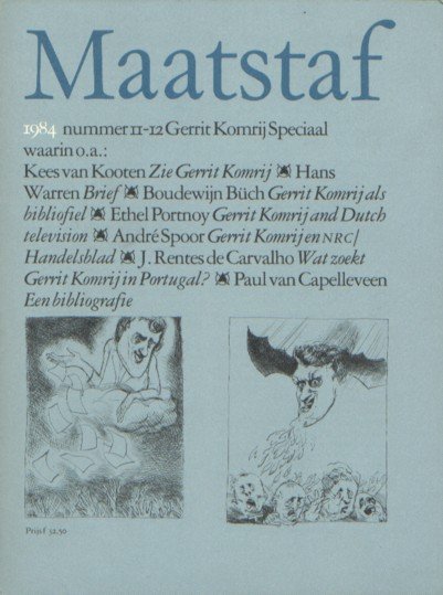Diverse auteurs - Maatstaf. Gerrit Komrij Speciaal.