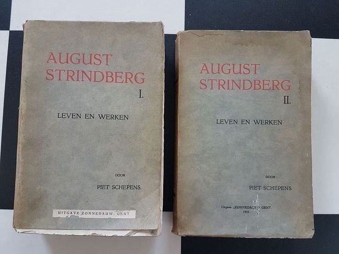 Schepens, Piet - August Strindberg. Leven en werken. Twee delen