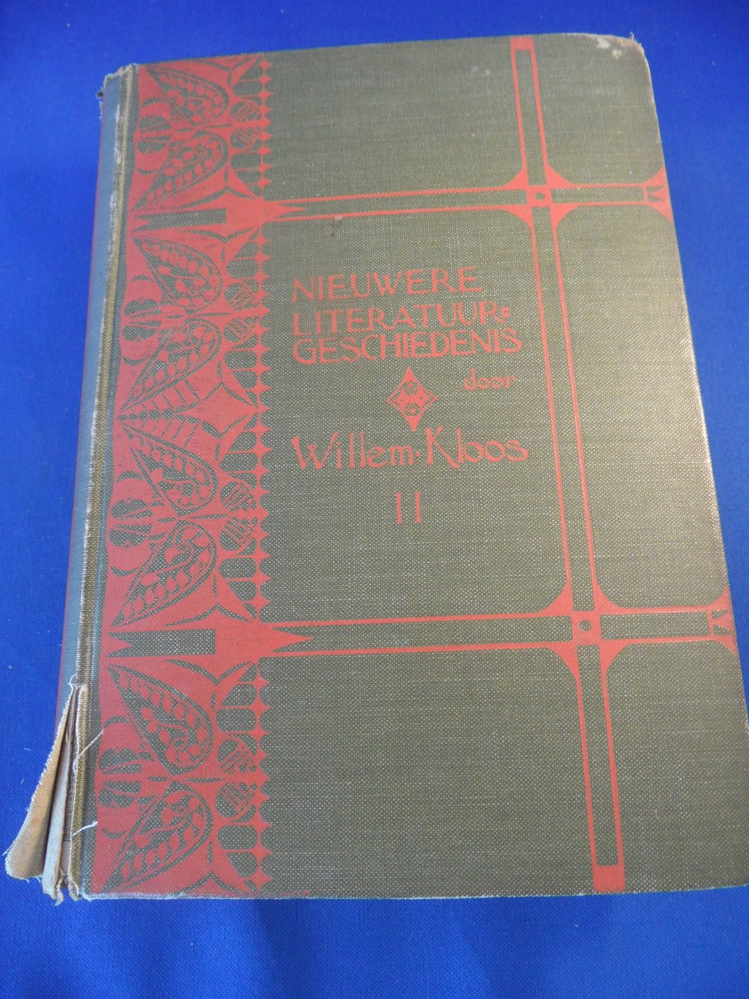 Kloos, Willem - Nieuwere literatuur-geschiedenis. Deel I en II samen