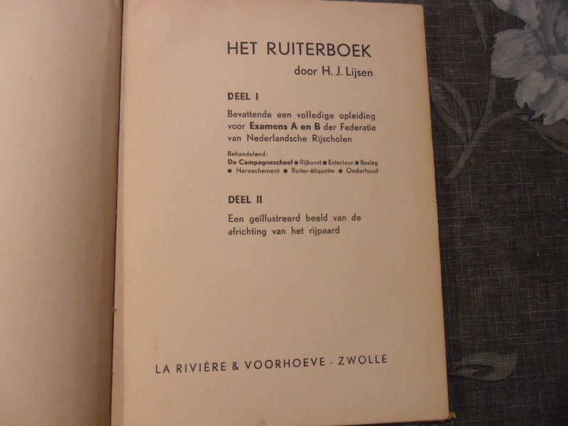 Lijsen H.J. - Het ruiterboek